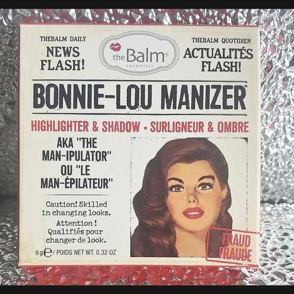 NIB theBalm Cosmetics Bonnie-Lou Manizer Luminizer Highlighter Eyeshadow - Picture 3 of 7